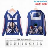 My Hero Academia Full color zipper hooded Patch po