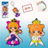 card captor sakura anime rubber keychain