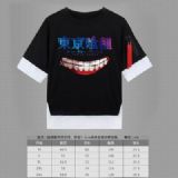 Tokyo Ghoul Loose cotton fake two short sleeves t-