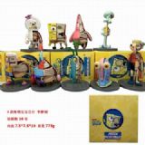 SpongeBob Semi-anatomy a set of nine Boxed Figure 