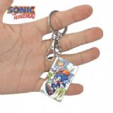 Sonic The Heogehog-3 Anime Acrylic Color Map Keych