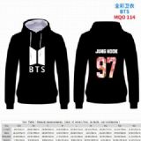 BTS Full Color Patch pocket Sweatshirt Hoodie