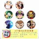 My Hero Academia Brooch Price For 8 Pcs A Set 58MM