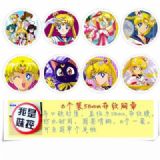 SailorMoon Brooch Price For 8 Pcs A Set 58MM