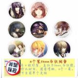 Hakuoki Shinsengumi Kitan Brooch Price For 8 Pcs A