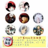 D.Gray-Man Brooch Price For 8 Pcs A Set 58MM