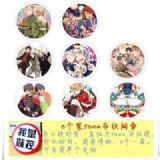 Hetalia-2 Brooch Price For 8 Pcs A Set 58MM