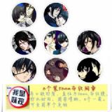 Kuroshitsuji-1 Brooch Price For 8 Pcs A Set 58MM