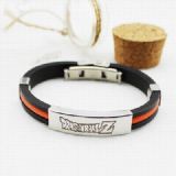 Dragon Ball anime titanium steel silicone bracelet