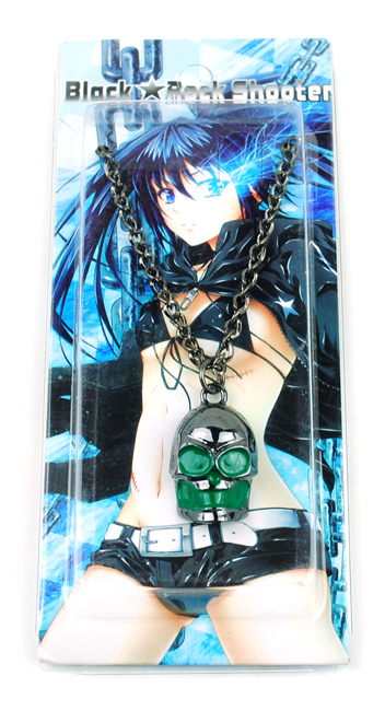 Blace Rock Shooter anime necklace