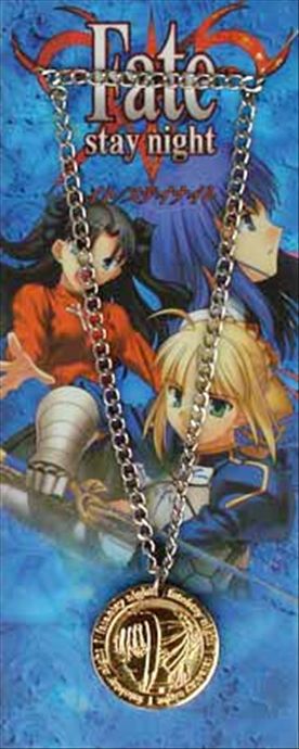 Fate Stay Night anime necklace