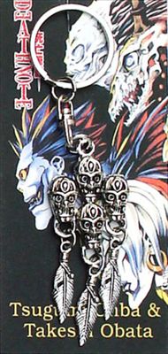 Death note anime keychain