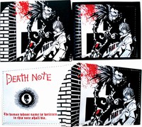 Death note anime keychain