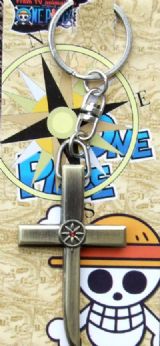 one piece anime keychain