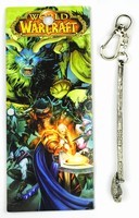 World Of Warcraft anime keychain