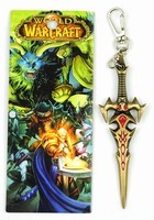 World Of Warcraft anime keychain