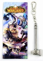 World Of Warcraft anime keychain