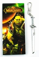 World Of Warcraft anime keychain