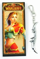 World Of Warcraft anime keychain