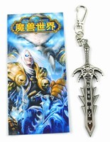 World Of Warcraft anime keychain