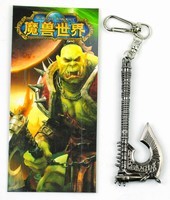 World Of Warcraft anime keychain