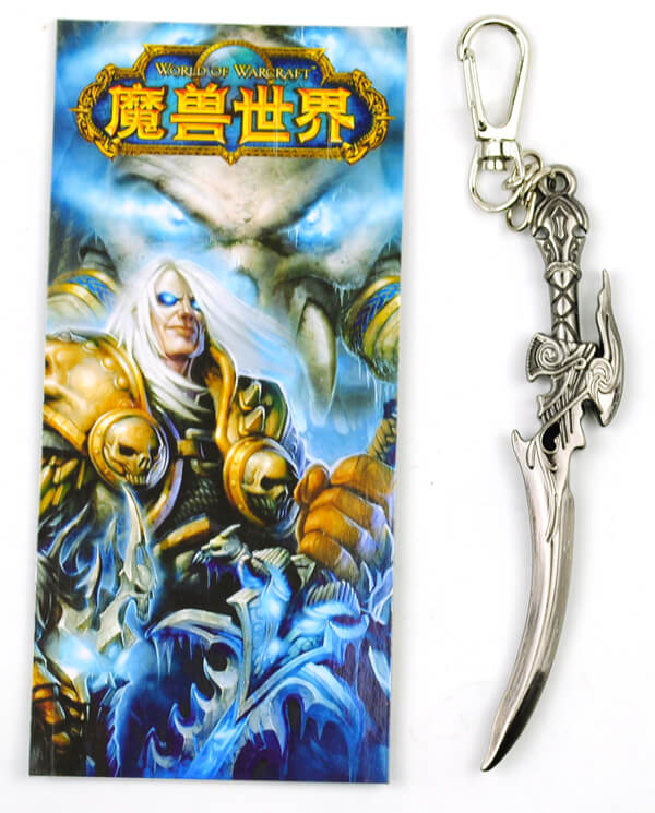 World Of Warcraft anime keychain