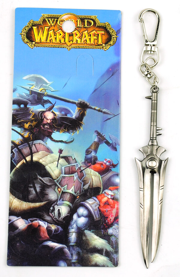 World Of Warcraft anime keychain