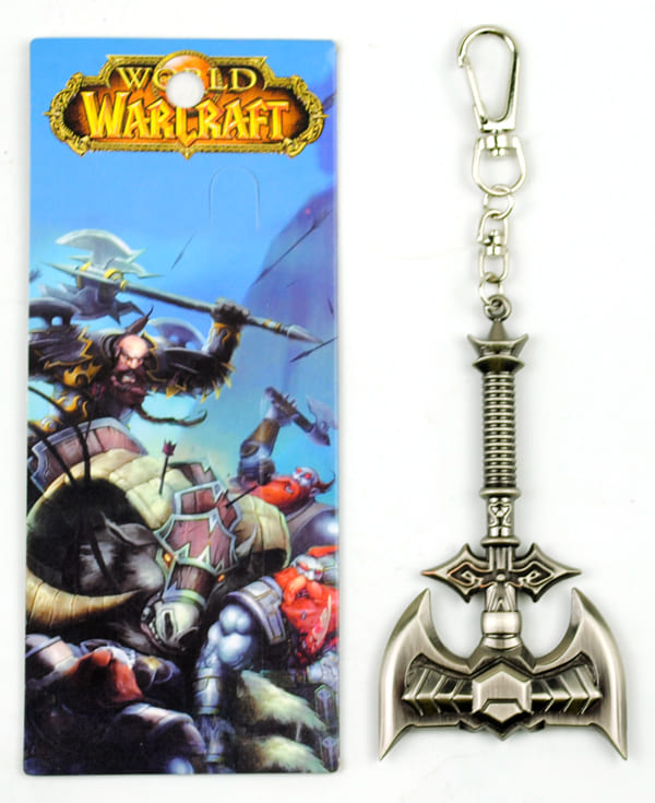 World Of Warcraft anime keychain