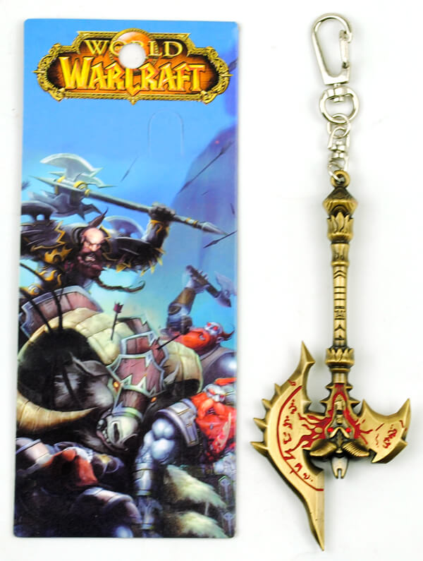 World Of Warcraft anime keychain