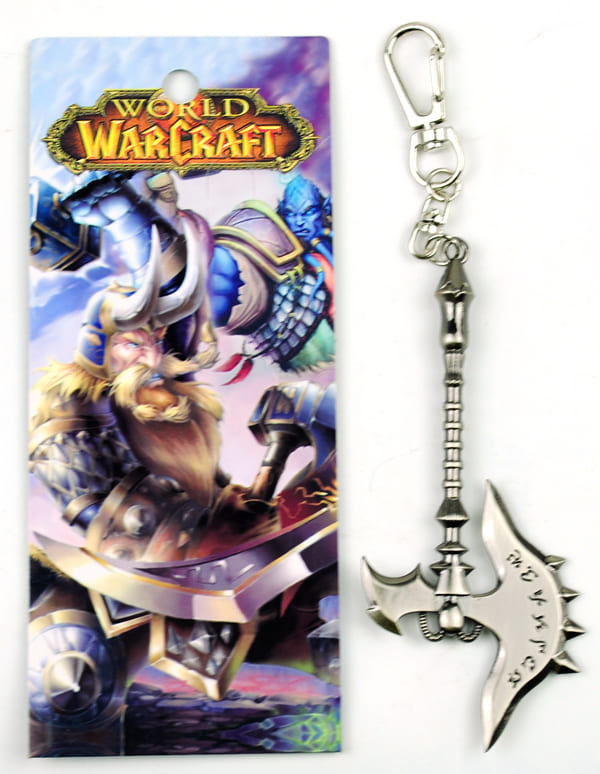 World Of Warcraft anime keychain