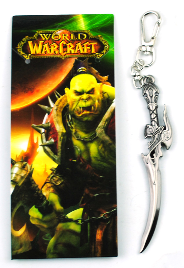 World Of Warcraft anime keychain