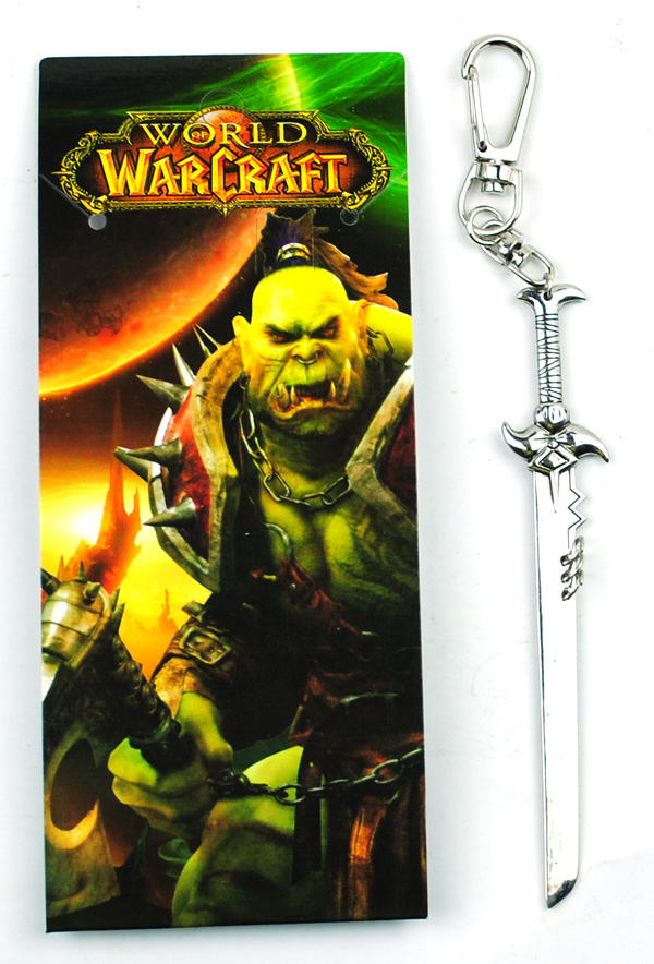 World Of Warcraft anime keychain