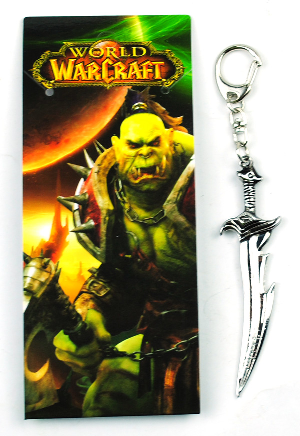 World Of Warcraft anime keychain