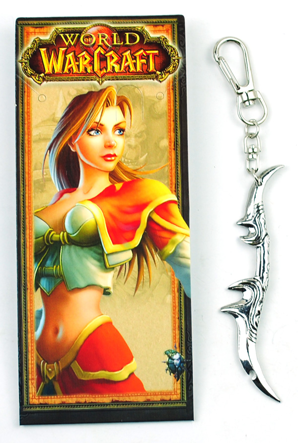 World Of Warcraft anime keychain