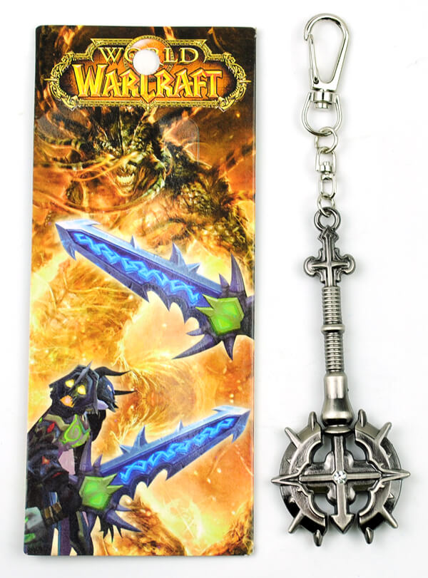 World Of Warcraft anime keychain