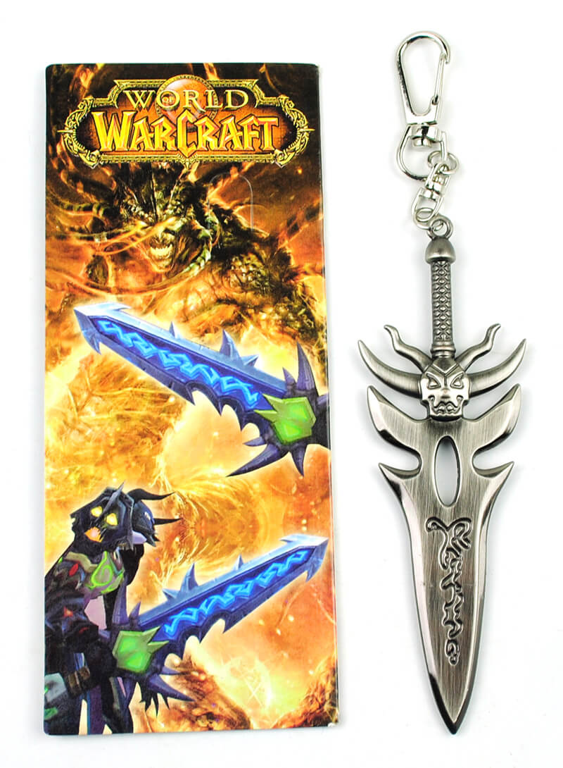 World Of Warcraft anime keychain