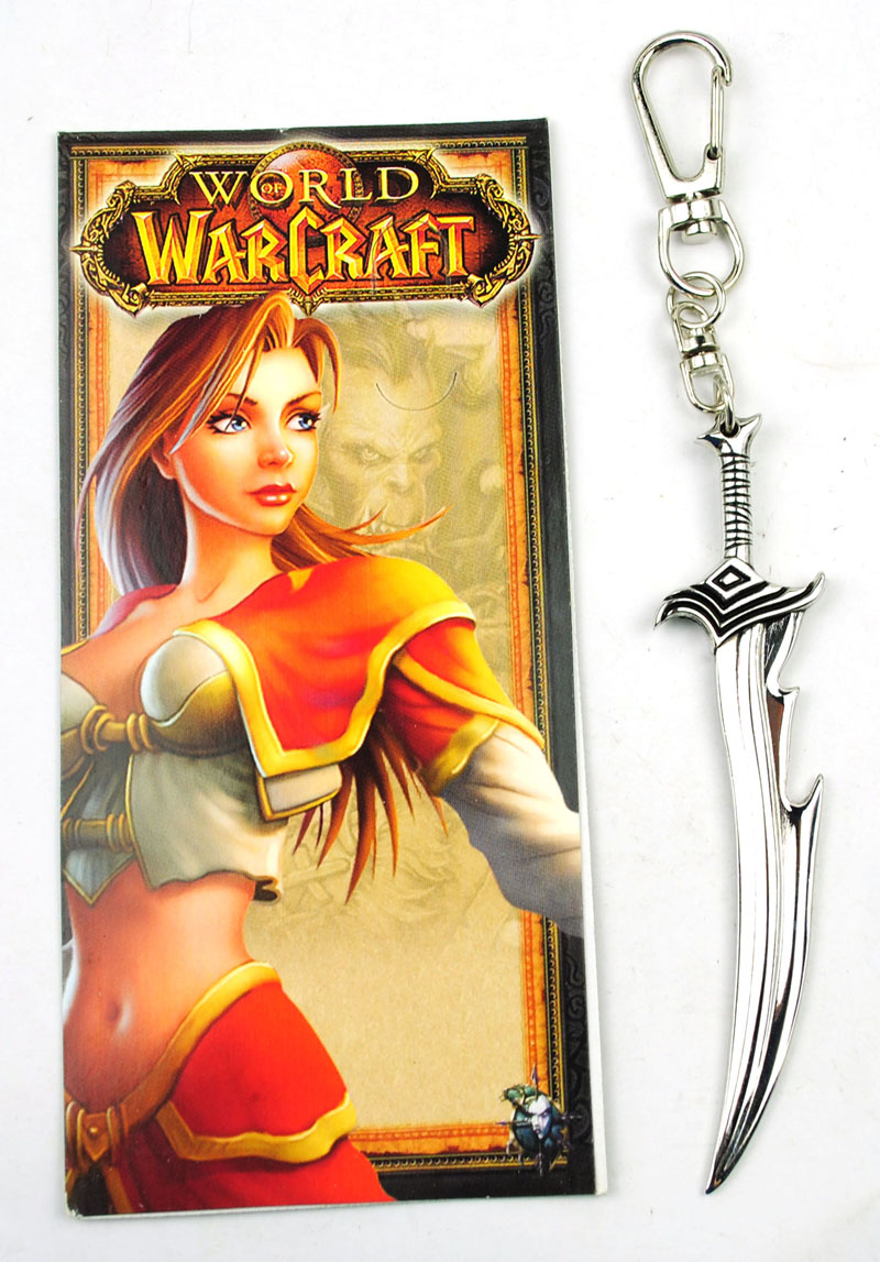 World Of Warcraft anime keychain