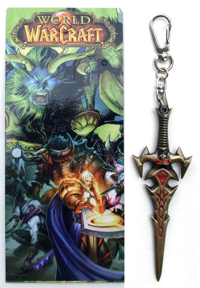 World Of Warcraft anime keychain