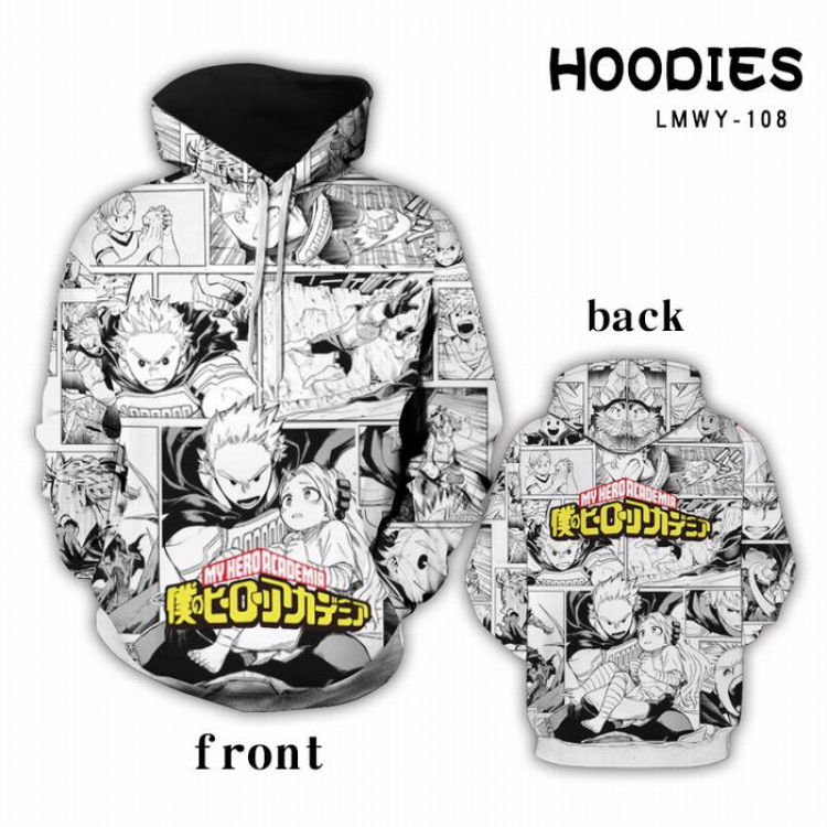 My Hero Academia Full color Hooded Long sleeve Hoodie 