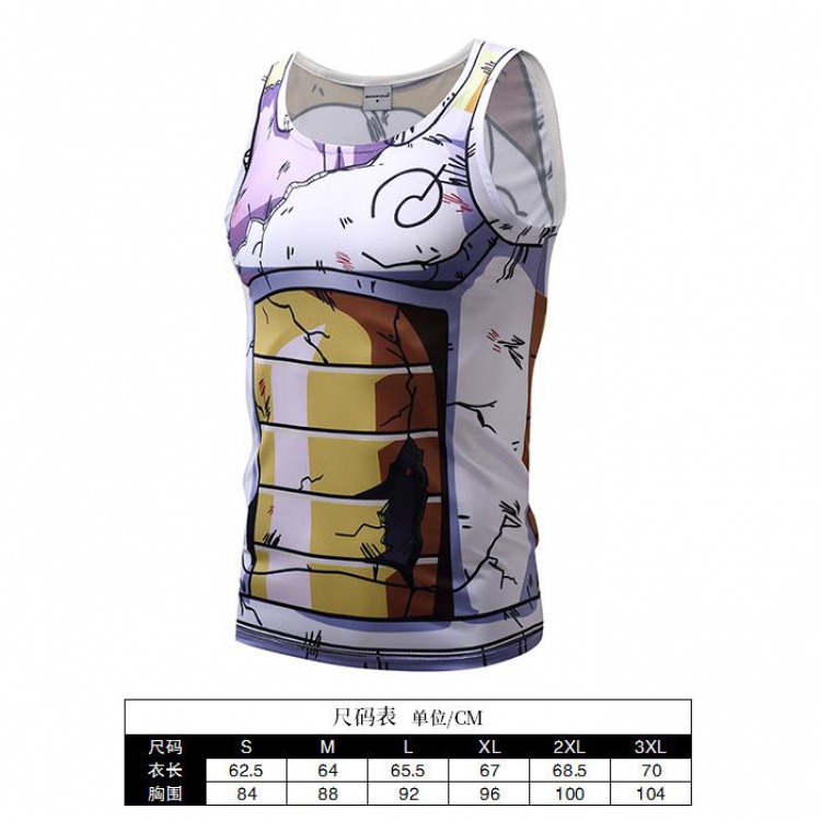 Dragon Ball Cartoon Print Muscle Vest Men's Sports T-Shirt 6 sizes from S to 3XL AF866