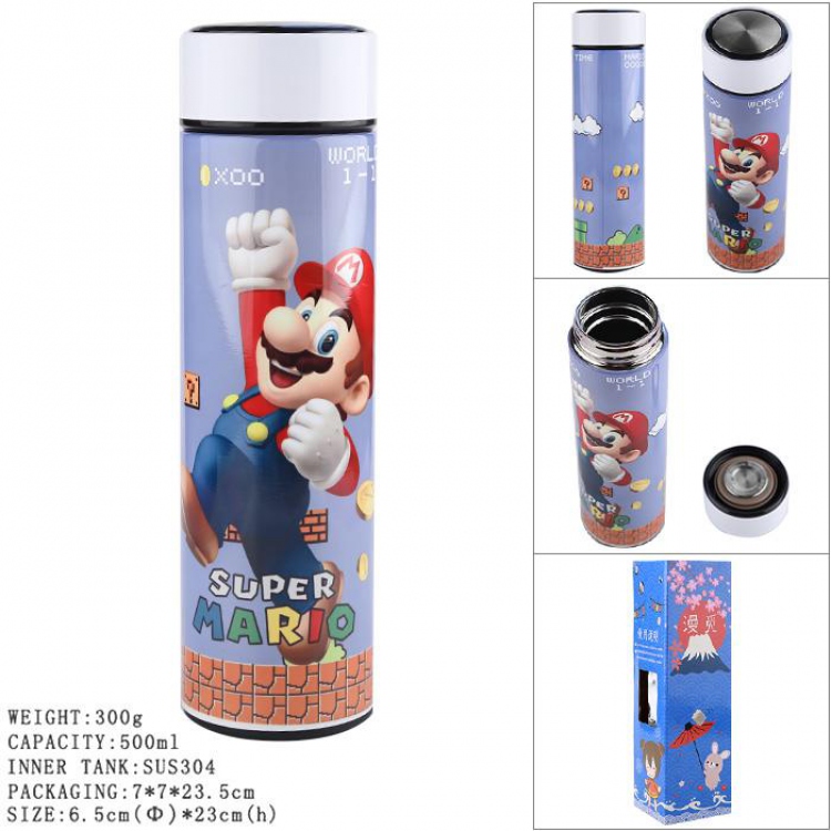Mario Full Color vacuum Double layer 304 stainless steel Thermos Cup