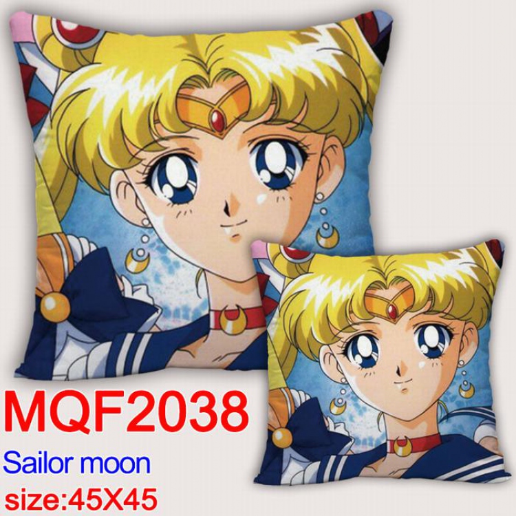 SailorMoon Double-sided full color pillow dragon ball 45X45CM MQF 2038