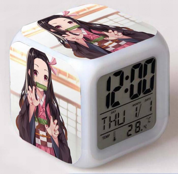 Demon Slayer Kimets-4 Colorful Mood Discoloration Boxed Alarm clock