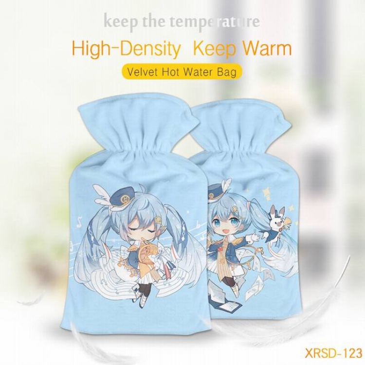 Hatsune Miku Fine plush washable rubber hot water bottle XRSD-123