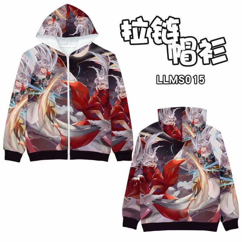 inuyasha anime hoodie M L XL XXL