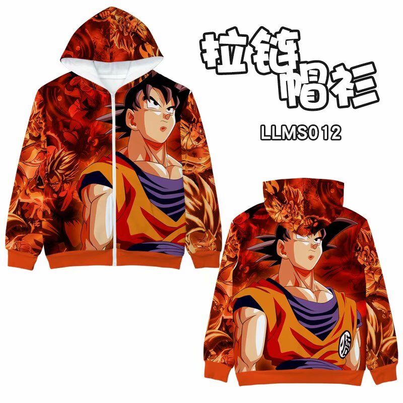 dragon ball anime hoodie M L XL XXL