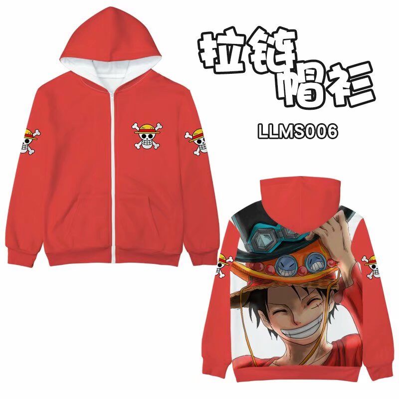 one piece anime hoodie M L XL XXL