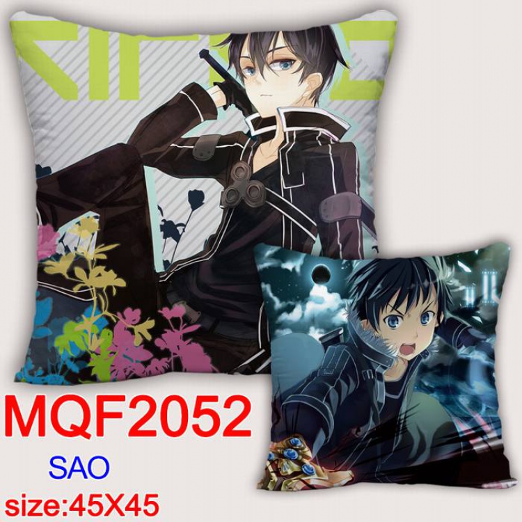 Sword Art Online Double-sided full color pillow dragon ball 45X45CM MQF 2052