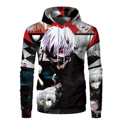 tokyo ghoul anime hoodie 2xs to 4xl