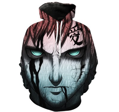 naruto anime 3d hoodie 2xs to 4 xl